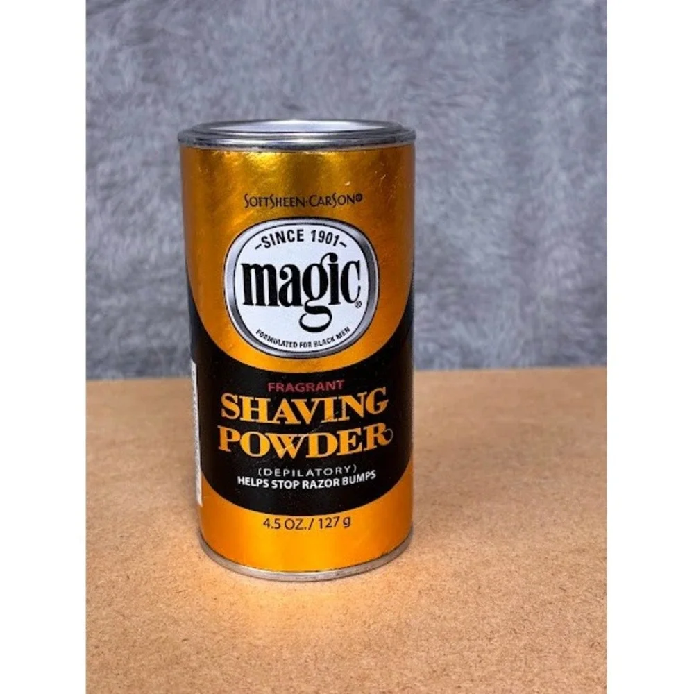 SoftSheen-Carson Magic Fragrant Shaving Powder 4.5oz Depilatory Stop Razor Bumps
